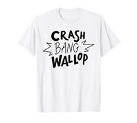 Crash Bang Wallop Effet sonore Icône Thème Comic Style T-Shirt