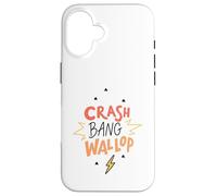 Crash Bang Wallop Lightning Laugh Logo imprimé Coque pour iPhone 16