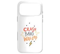 Crash Bang Wallop Lightning Laugh Logo imprimé Coque pour iPhone 17 Pro Max