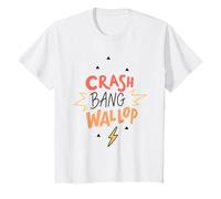 Crash Bang Wallop Lightning Laugh Logo imprimé T-Shirt