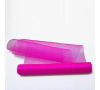 Crash Chemin de Table en Organza Rose - 28 cm de Large - Rôle 5 mètres - 68280 44-R 280