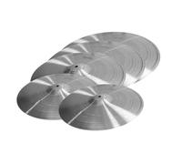 Crash Cymbales Cymbale En Alliage Professionnel 14 Hi Hat 16/18 Crash 20 Pouces Accessoires D'instruments De Percussion(Sliver Color)