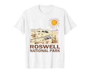Crash d'une Soucoupe Volante OVNI dans Le Parc National de Roswell en 1947 (UAP Alien) T-Shirt