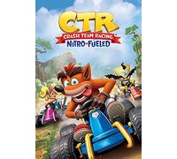 Crash - Team Racing - Race - Poster de jeu vidéo - Dimensions : 61 x 91,5 cm + 2 barres d'affiche en plastique de 62 cm - Noir