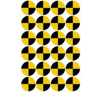 CRASH TEST - 24 stickers de 5cm - Autocollant/Sticker