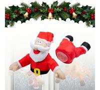 Crashing Santa Animated Christmas, Funny Crashing Reindeer Christmas Decor Holiday Decor for Indoor Outdoor Home Door Holiday Decors, Novelty Xmas Idea (Santa Claus)