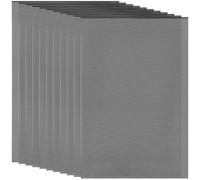 craspire 10Pcs Fursuit Eye Mesh 11.81x7.87 Pouces Noir PVC Plastique Net 0.5mm Trou Imperméable Maille Imprimable pour Furries Cosplay DIY Artisanat Prop Making Sculpture Home Decor