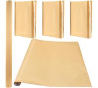 craspire 110 x 42 cm Tissu de Soie Tissu de Livre pour Reliure de Livre Surface en Tissu Doré Support en Papier Couverture de Livre Protecteur Fournitures de Reliure pour Livres Album Bricolage