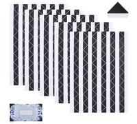 craspire 2040Pcs Photo Coin Autocollants PVC Noir Auto-adhésif Scrapbooking Photo sans Acide Support Autocollants pour DIY Craft Scrapbook Album Journal Journal carnet carnet mémoire Livres