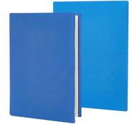 craspire 2Pcs Couverture de Livre Extensible Bleu 9 x 14in élastique Bloc-Notes Douille Jusqu’à 9 x 11in Extensible Lavable réutilisable Tissu Rectangle couvertures de Protection pour Livre