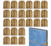 craspire 30 pièce/Boîte de Protections d'angle de Livre en Bronze Antique Clips de Quincaillerie Protections d'angle en Métal Vintage Protection d'angle Décorative pour Livre Journal Scrapbooking