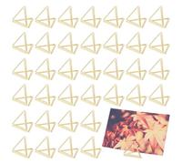 craspire 38 pcs Porte-Cartes de Table en Forme de Triangle Doré pour Cartes de Nom, Porte-Photos, Porte-Numéro de Table, Porte-Cartes de Table de Mariage, Support de Réglage de Place, Pinces à Photos