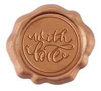 craspire 50 pièces Autocollants de Joint de Cire Adhésif avec des Autocollants de Joint de Cire d'amour Joints D'Enveloppe D'Invitation de Mariage Autocollants de Cire Préfabriqués Vintage