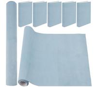 craspire 51 x 11.8inch Tissu de Livre en Daim pour la Reliure de Livre Surface de Tissu relié à Papier Livre Album de Livres Bleu Ciel Scrapbooking Archival DIY revêtement Protecteur de Tissu