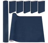 craspire 51 x 11.8inch Tissu de Livre en Daim pour Reliure de Livre Surface de Tissu relié à Papier Livre Album de Livres Bleu Marine Scrapbooking Archival Bricolage Protecteur de Couverture de Livre