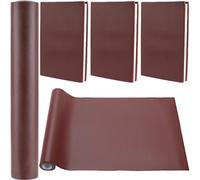 craspire 55 x 11.8 Tissu de Livre en Simili Cuir Rouge Foncé pour Reliure de Livres A4-A8 Surface Lisse en Polyuréthane Enduit de Polyuréthane Base Non Tissée Protecteur Couverture de Livre Album