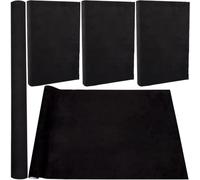craspire 59 x 16.9,3 cm en Daim Noir pour Reliure de Livres A8-A(3), Tissu de Surface avec Support en Papier, Couverture de Livre, Album, Scrapbooking, Archives, Bricolage, Protection de Couverture