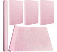 craspire 59 x 16.9,3 cm Toile de Lin Rose pour Reliure de Livres A8-A(3) Surface en Tissu avec Support en Papier pour Couverture de Livre, Album, Scrapbooking, Archives, Bricolage, Protection