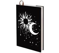 craspire A5 protecteurs de Couverture de Livre Livre Livre broché 12,4x8,8 Pouces Ajustement Douille de Livre réglable pour Les Livres A5 Lavable réutilisable Housse de Protection avec Bookmark Sun