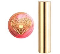 craspire Cire Sceau Timbre Amour, Cire à Cacheter Timbres Coeur Mini Laiton Timbre Pistolet Cire Joint 15mm pour Enveloppe Invitation Mariage Embellissement Bouteille Décoration Carte-Cadeau