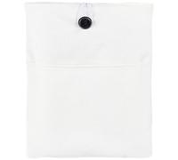 craspire Couverture de Livre en Coton Blanc avec Reliure en Tissu et Bouton Lavable et Réutilisable pour Scrapbooking Bricolage Livres à Couverture Rigide Amoureux des Livres