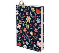 craspire Couvertures de Livres à Fleurs A5 couvertures de Livres Géantes 12.4x8.8 Pouces Ajustables pour Manuels A5 Couverture Rigide Réutilisables Lavables Protection Manuel Scolaire Salle de Classe