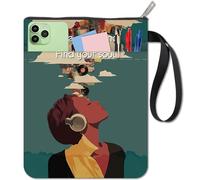 craspire Couvertures de Livres Humaines Protège Livres Rétro Housse de Livre pour Livres de Poche Housse de Livre en Tissu Lavable avec Fermeture Éclair et Poche Supplémentaire pour Les Amoureux