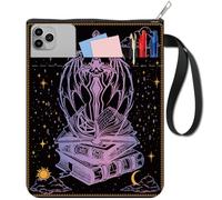 CRASPIRE Couvertures de Livres Sword Stars Book Protector Pochette de Livre Gothique pour Livres Brochés Couverture de Livre en Tissu Lavable avec Fermeture Éclair et Poche Supplémentaire