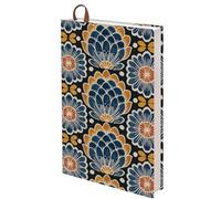 craspire Fleur Livre Couvertures Vintage Réutilisable Couverture Protecteur 8.27x5.83 Pouces Lavable Imperméable Couverture Rigide A5 Tissu Livre Manche Amateur De Livre Lecteur pour Journal