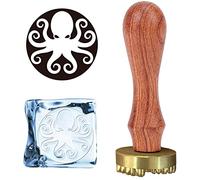craspire Glaçon Formes Moule Poulpe Glace Timbre Glace Boire Outil de Fabrication Glaçon Presse Timbre Réutilisable Laiton Timbre