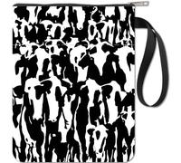 craspire Housse de Livre avec Poche à Fermeture Éclair pour Les Amateurs de Livres Cadeaux Couverture Rigide Pochette de Livre Étanche Housse de Protection pour Femmes Amis Lectrices