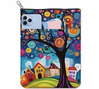 craspire Housse de Livre Colorée en Tissu Lavable avec Fermeture Éclair et Pochette Supplémentaire pour Livres de Poche Idéale pour Les Amoureux des Livres et Les Camarades de Classe.