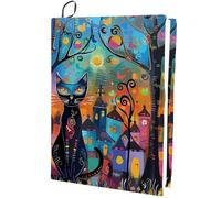 craspire Housse de Protection Extensible pour Livre de Poche Jusqu'À 9 x 11 Pouce Réglable Réutilisable Lavable en Tissu Élastique pour Livres de Poche pour Amateurs de Livres Bibliques