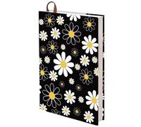craspire Housse de Protection pour Livre A5 en Nylon Lavable et Réutilisable avec Motif Floral et Papillon Grande Taille Élastique de 12.4x8.8 Pouces Convient à la Plupart des Livres à Couverture