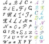 craspire Lettres Chiffres Tampons en Caoutchouc Transparent Alphabet Écriture pour la Fabrication de Cartes Initiale Joints en Silicone Transparents Tampon Journalisme Fabrication de Cartes Amis DIY