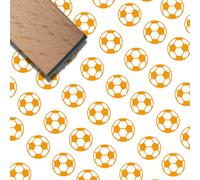 craspire Mini Tampon en Bois et Caoutchouc 3/5 Pouce Ballon de Football Motif Mignon Petits Tampons en Bois Vintage Réutilisable Impression pour Bricolage Artisanat Carte Scrapbooking Journaling