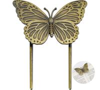 CRASPIRE Pinces à Livres Papillon Métal Bronze Antique Marque Page Libérez Vos Mains Page Ouverte Support pour Journaux Livres Cadeau D'Anniversaire Idéal pour les Amoureux des Livres Employés