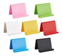 craspire Porte Cartes de Visite en Acrylique 7 Couleur pour Bureau Présentoir de Table Porte Cartes de Visite Support de Téléphone Portable pour Afficher Les Cartes de Visite
