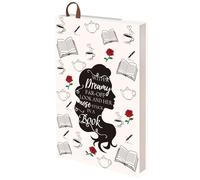 craspire Protège Livres A5 pour Livres de Poche Tissu Lavable Coupe Ajustable de 12.4x8.8 Pouces Protège Livres pour Livres A5 Marque Page Lecture de Contes de Fées Château Épicé Se Dresse sur