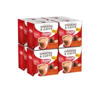 CRASTAN 1870 - Capsules compatibles Dolce Gusto - Ginseng & Café - 8 boîtes de 10 capsules - Total 80 capsules - Sans gluten - Sucre