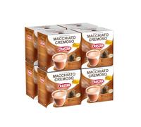 CRASTAN 1870 - Capsules compatibles Dolce Gusto - Macchiato Cremoso - 8 boîtes de 10 capsules - Total 80 capsules - Sucre au goût