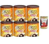 Crastan Orzo Solubile 100% Italiano, Orge soluble à 100% italienne, istant coffee, 6x 120g + Italian Gourmet polpa 400g