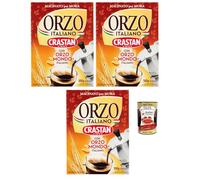 Crastan - Orzo Tostato Macinato, Speciale Per Moka, Orge convient pour cafetière Moka, 3x 500g + Italian Gourmet polpa 400g