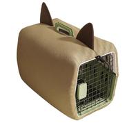 Crate Cover - Insulated Light Blocking for Sleeping | Thermal Oxford Fabric with Adjustable Drawstring & Privacy Flap for Kennels, Sedans, Pickups and Winter Expeditions