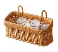Crate de mer Tressée - Boîte à Roseau Bio, Organisateur de Style Country | Navire de Stockage Fait à la main, Abeille Organisateur De Légumes De Fruits Muraux Bohos, Panier en Fibre Durable pour