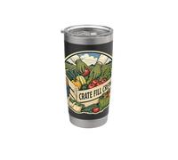 CRATE FILL CREW Glanage et Récolte Solidaire Gobelet isotherme en acier inoxydable double paroi