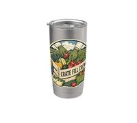 CRATE FILL CREW Glanage et Récolte Solidaire Gobelet isotherme en acier inoxydable double paroi
