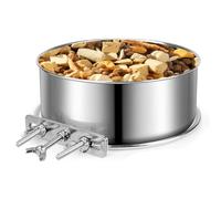 Crate Water Bowl - Croisses de bol à eau pour animaux de compagnie à l'épreuve des fuites, chenils, caisse d'eau de chenil chien | Récipient d'eau en acier inoxydable réglable, bols de chats suspendus