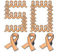 CrateGurus Co. Lot de 50 broches de sensibilisation au cancer du cancer de l'utérus - Produits de sensibilisation au cancer de l'utérus - Produits de sensibilisation au cancer du vagin - Cadeau pour