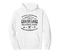Crater Lake National Park Oregon Randonnée Camping Souvenir Sweat à Capuche